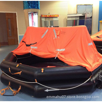 6 person Fishing Boat throw-overboard Inflatable Life Raft